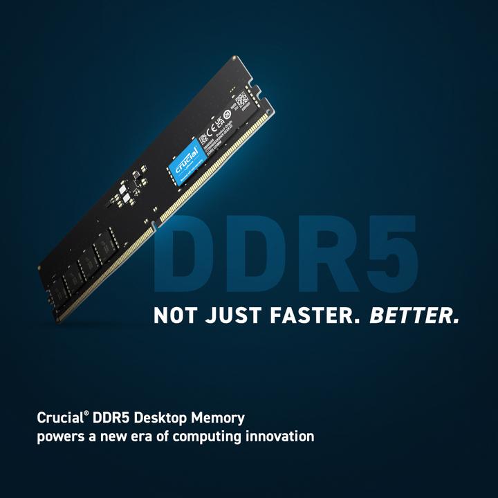 Produktbild Crucial Desktop Memory (2 x 16GB, 5600 MHz, DDR5-RAM, DIMM)