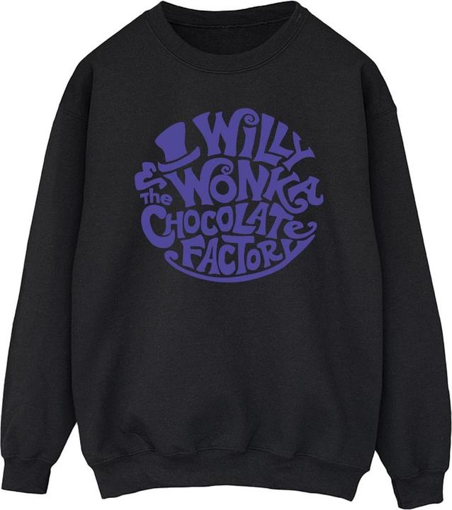 Produktbild Willy Wonka & the Chocolate Factory Typed Logo Sweatshirt (XXL)