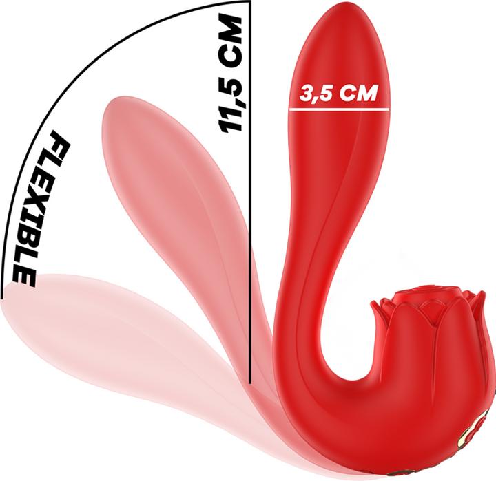 Actual product image Mia Selena Stimulator Vibrate + Flaps Red