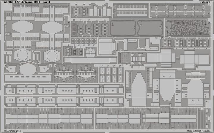 Produktbild Eduard USS Arizona 1941 1/350 for Hobby Boss