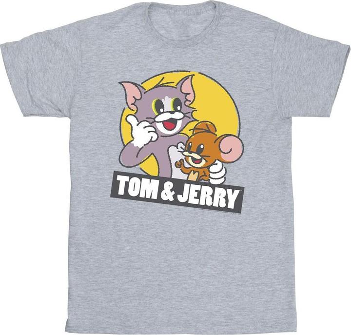 Immagine prodotto Tom & Jerry Sketch Logo Maglietta Ragazze (128)