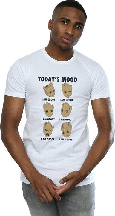 Actual product image Guardians of the Galaxy Mens Today's Mood Baby Groot Cotton T-Shirt (M)