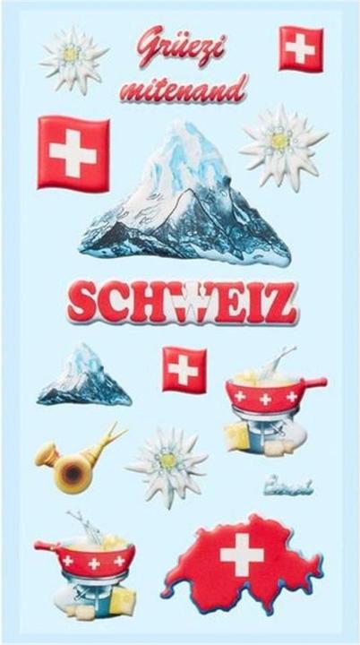Hobby Fun Motivo adesivo Svizzera 1 foglio