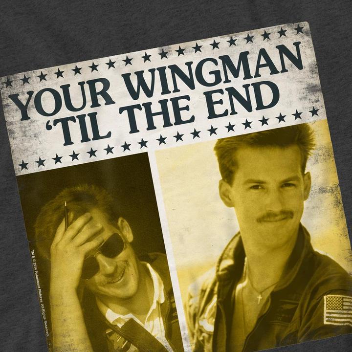 Actual product image Top Gun Unisex Adult Til The End T-Shirt (3XL)