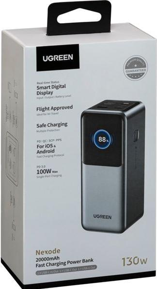 Image du produit Ugreen Nexode (20000 mAh, 130 W, 72 Wh)