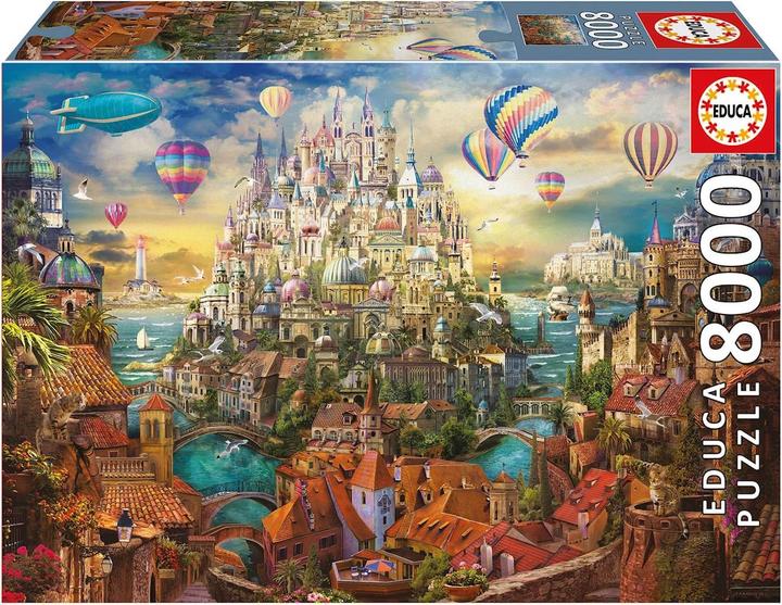 Image du produit Educa Puzzle La ville des rêves 8000 pièces (8000 pièces)