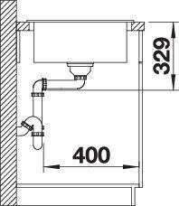 Actual product image Blanco Sona XL 6 S (Top-mounted sink, 100 cm, 50 cm)