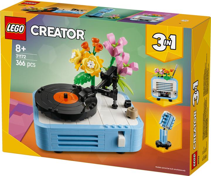 Image du produit LEGO Plattenspieler mit Blumen (31172, LEGO Creator Expert)
