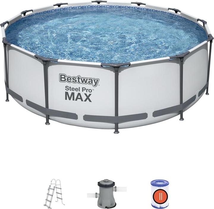 Produktbild Bestway 56418 Zestaw Basen ogrodowy 366x100 (Ø 366 x 100 cm)