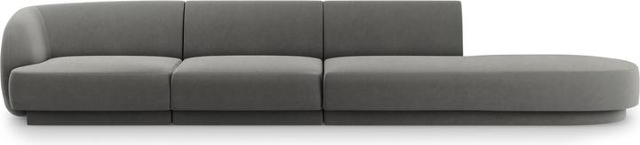 Micadoni Canapé droit bouclé, "Miley", 4 Places, 323x90x70Fabriqué en Europe (2 places, 3 places, 4 places)