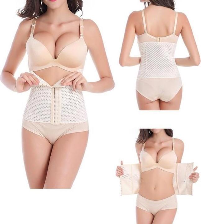 Actual product image JTI Waist trainer / training corset for hourglass figure, M - Beige