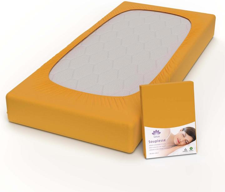 Actual product image Lotus Bettwaren Jersey fitted sheet Souplesse (160 x 200 cm, 140 x 200 cm)