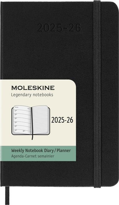 Moleskine Schüleragenda Hard Cover Weekly Notebook (9 x 14 cm, English)