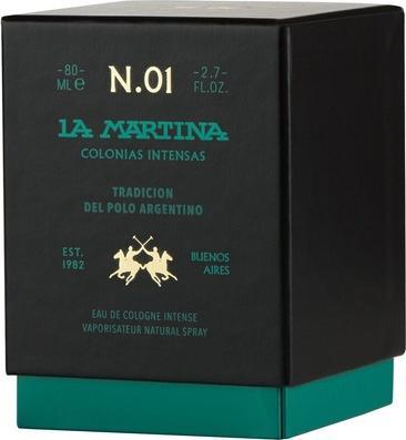 Actual product image La Martina Blue Gardenia Intense Eau de Cologne 80ml for Men and Women (Eau de cologne, 80 ml)