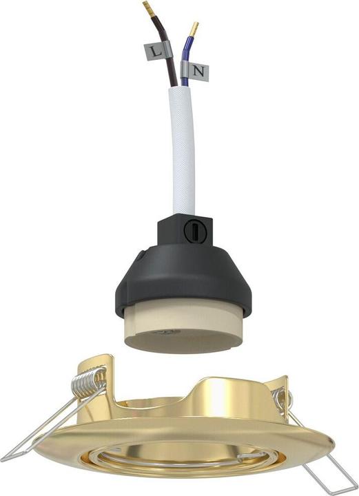 Image du produit VidaXL Lampen Set von 12 Gold Metall, Kunststoff 9 cm Leichtes Gewicht (GU10)