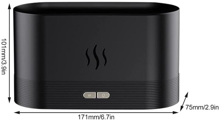 Actual product image PhoneLook Humidificateur cheminée vapeur effet feu LED