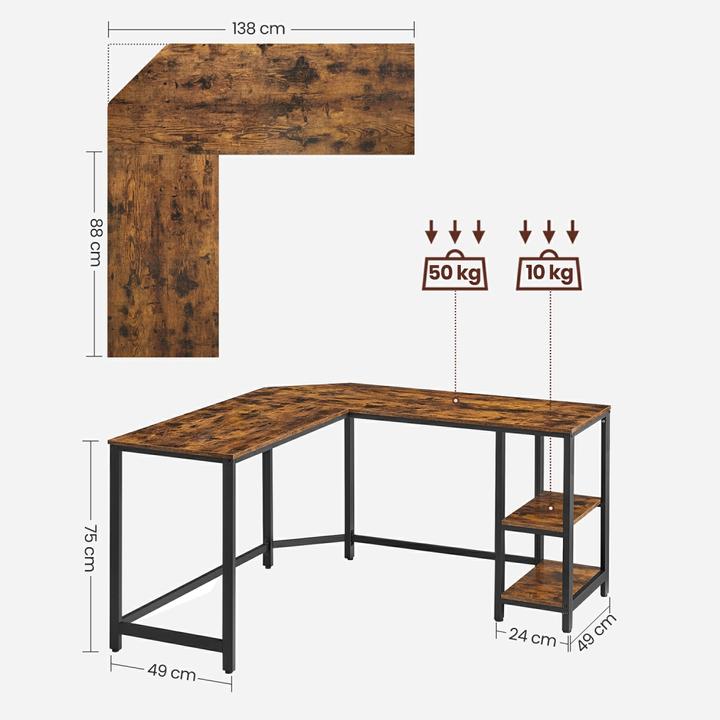 Image du produit Vasagle Corner (138 x 138 x 76 cm)