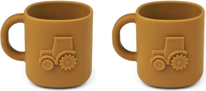 Actual product image Liewood Silicone Cup Farrell er Pack Golden caramel (220 ml, 2 x)