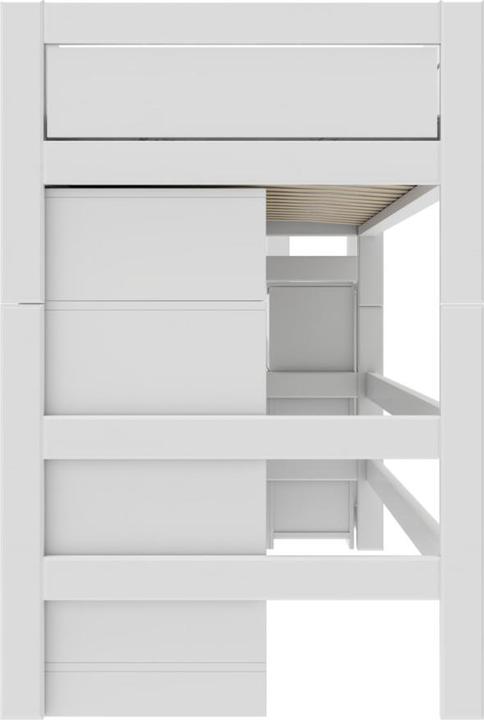 Produktbild Lifetime Kidsrooms ALL IN ONE KOMBO, Halbhochbett mit Schreibtisch 152 Roll Lattenrost (102 x 257 cm)
