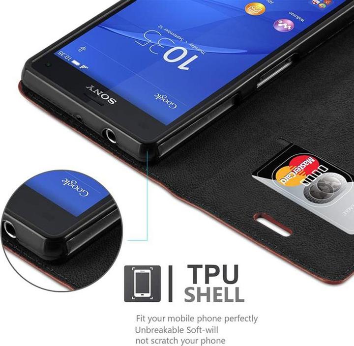 Actual product image Cadorabo Book Invisible Magnet Cover (Sony Xperia Z3 Compact)