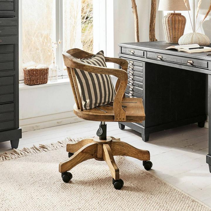 Image du produit Loberon Chaise de bureau Kerava marron