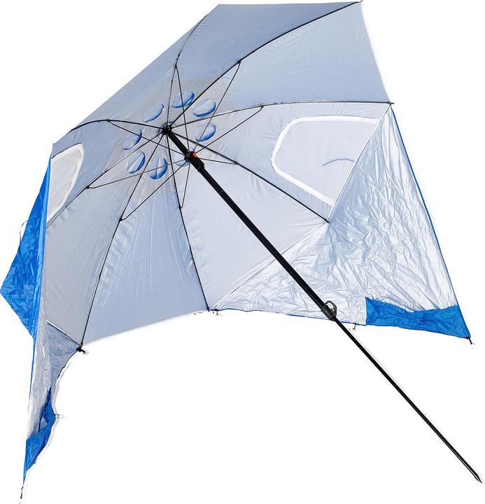 Infactory 2in1-Sonnenschirm und Strandmuschel (1.60 m)