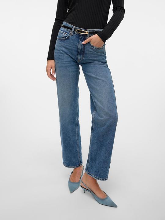 Produktbild Vero Moda VMVALERIE Mid Rise Locker geschnitten Jeans Straight-Fit (26)