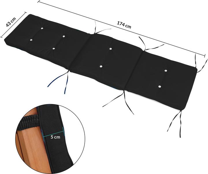 Immagine prodotto Casaria Sedia a sdraio (167 cm)
