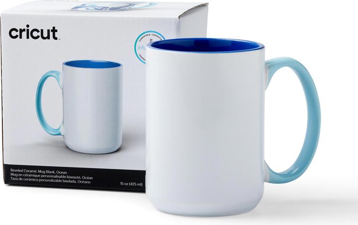 Actual product image Cricut Infusible Ink Ocean Cup 425 ml, White/Blue (425 ml, 1 x)