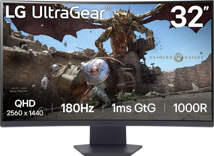 Produktbild LG Dis 32 32GS60QC-B Consumer Ultragear (2560 x 1440 Pixel, 31.50")