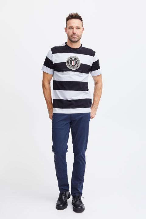 Immagine prodotto FQ1924 FQTom SS t-shirt a righe con stampa logo 21900645 (M)