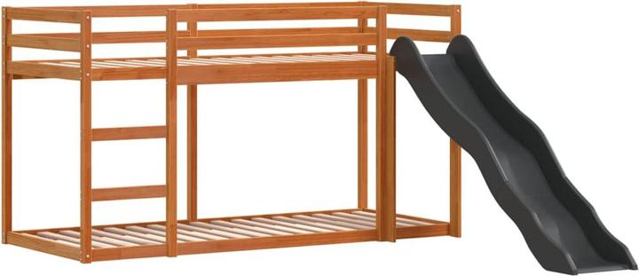 Image du produit VidaXL Lit superposé avec toboggan & échelle 90 x 200cm (90 x 200 cm)