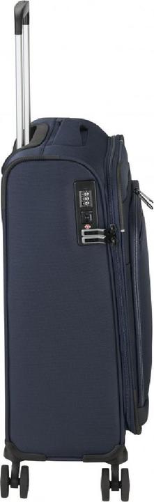 Produktbild D&N Travel Line 9504 4 Rollen Trolley L 76 cm mit Dehnfalte (102 l, L (90 - 115l))