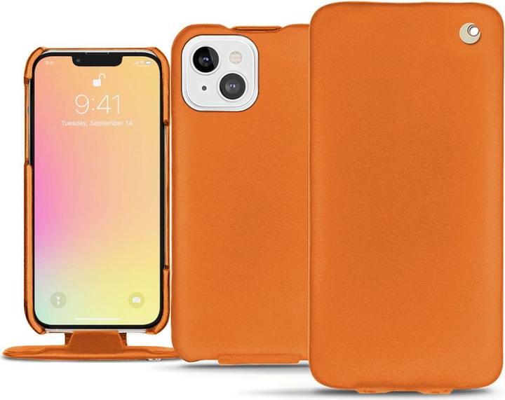 Productafbeelding Noreve Lederen omslag verticaal (Apple iPhone 13)