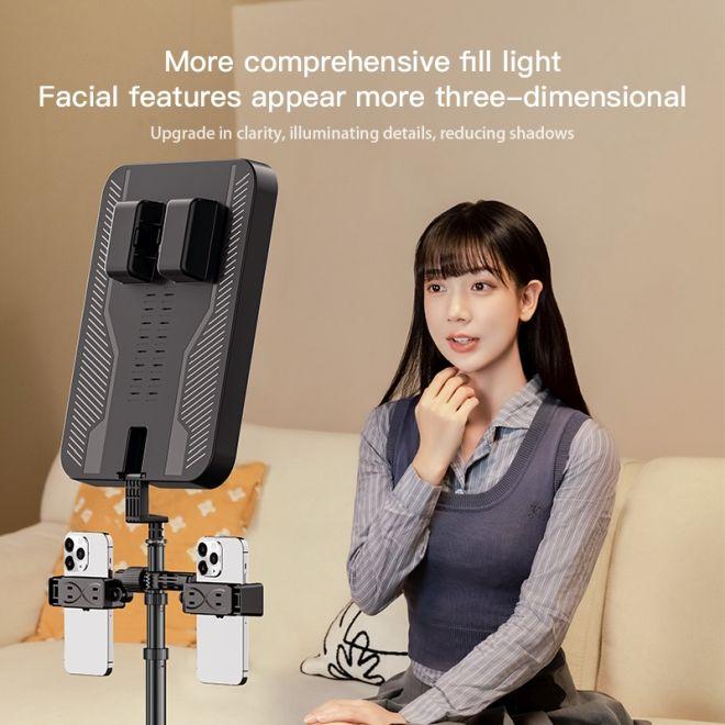 Produktbild Old Shark Faltbares 14 Zoll LED Video Beleuchtung Foto Selfie Licht Kit mit Tripod (Videoleuchte)
