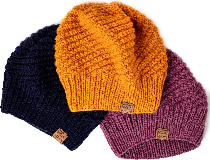 Image du produit Moja Majo bonnet laine Claudia One Size, bleu marine