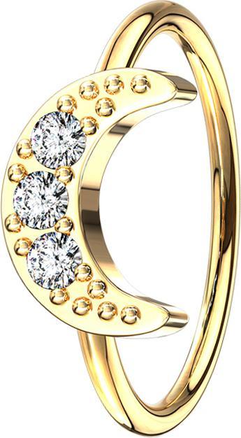 Image du produit Star Piercing Micro piercing anneau 14k doré demi-lune (Laiton)