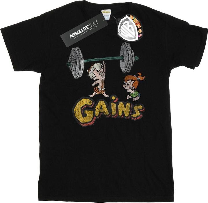 The Flintstones Bam Bam Gains Distressed TShirt (L)