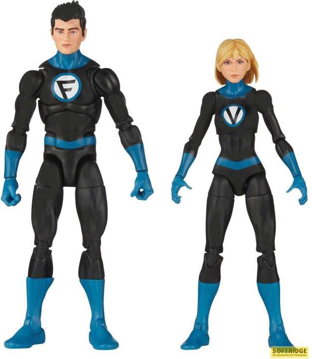Actual product image Hasbro Fantastic Four Marvel Legends Action Figure 2-Pack Franklin Richards and Valeria Richards 15 cm