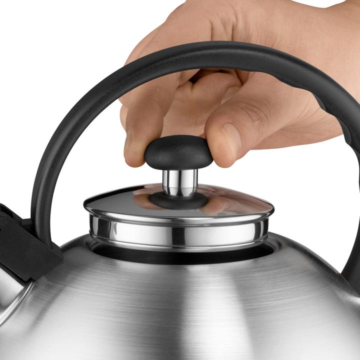 Actual product image WMF Orbit kettle / kettle induction / tea kettle 1.5l, Cromargan stainless steel (1.50 l)