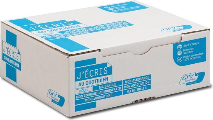 Actual product image GPV Envelopes, DL, 110 x 220 mm, white, without window (110 x 220 mm, 100 x)