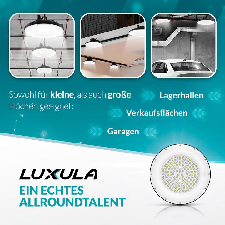 Actual product image Luxula LED highbay light (10000 lm)