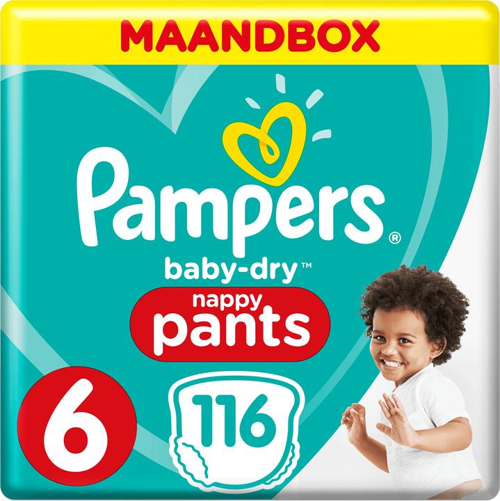 Immagine prodotto Pampers Pantaloni Baby-Dry (Dimensione 6, Pacco mensile, 116 Pezzo/i)