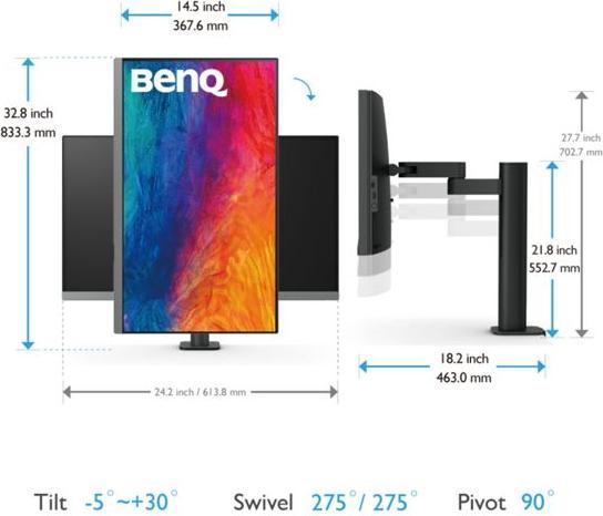Produktbild BenQ PD2706UA (3840 x 2160 Pixel, 27")