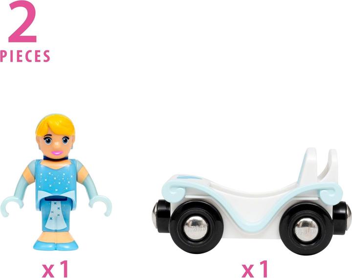 Actual product image Brio Train Disney Princess Cinderella with wagon