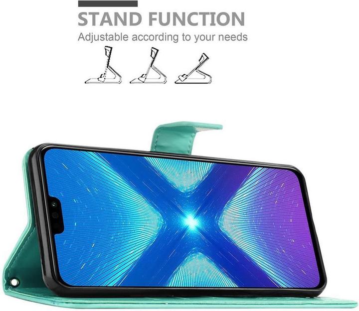 Actual product image Cadorabo Flower Book Cover (Honor 8X)