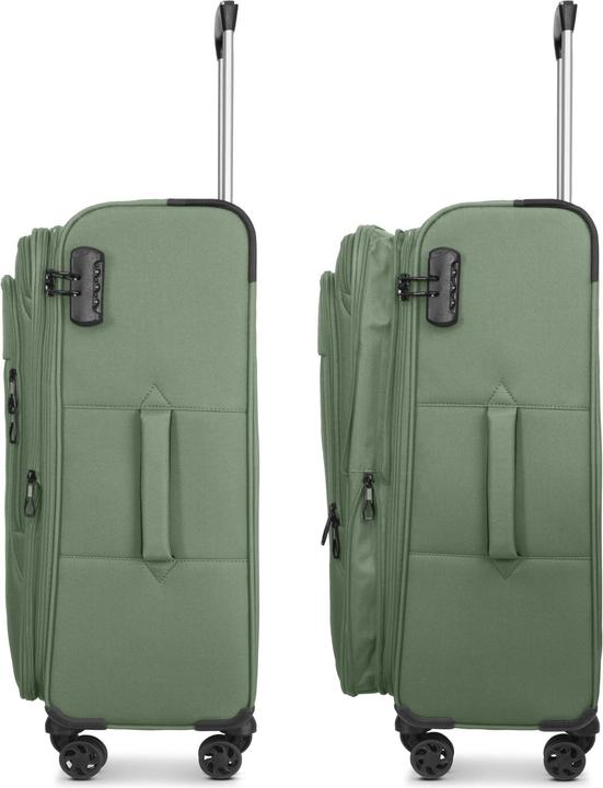 Image du produit Franky Melbourne 3.0 Set de valises à 4 roulettes 3pcs avec soufflet extensible (180 l, XL (à partir de 115l))