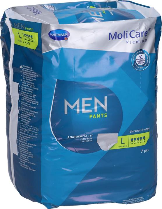 Immagine prodotto MoliCare Pantaloni da uomo 5 Pantaloni per incontinenza (7 x, L)