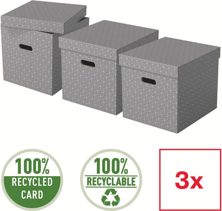 Image du produit Esselte HOME - Boîtes de rangement (36,5 x 32 x 31,5 cm)