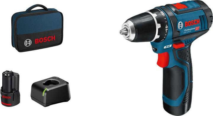 Actual product image Bosch Professional GSR 12V-15 (Rechargeable battery operated)